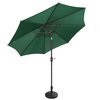 Villacera 9-Foot Outdoor Patio Umbrella with Base, Green 83-OUT5440B